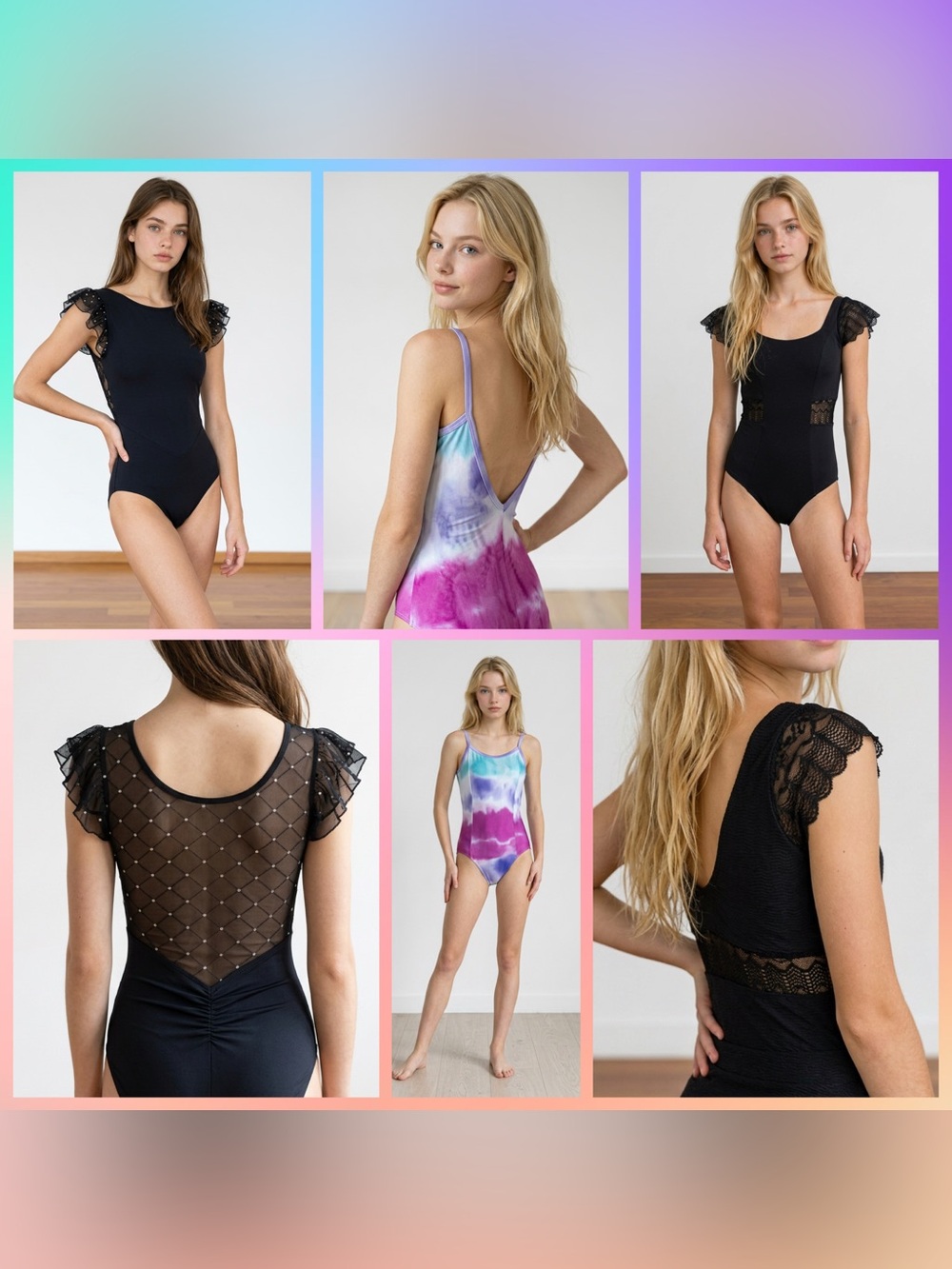 Bundle of 3 Adult Dance Leotards Baltogs and So Danca in Size S